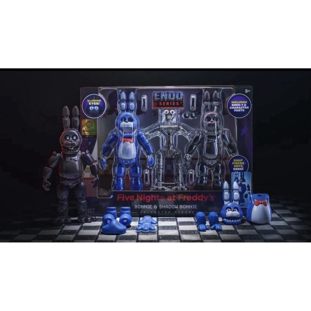 Five Nights at Freddy's Endo-01 Classic Bonnie and Shadow Bonnie - IN HAND